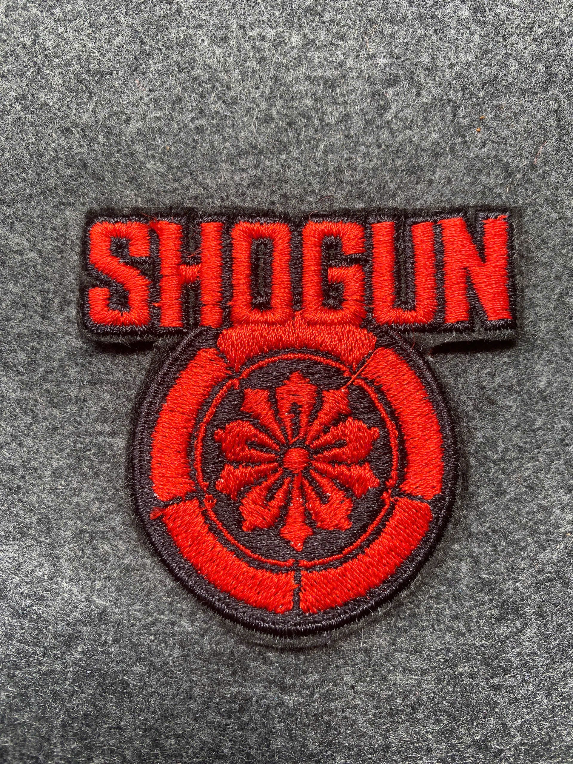 Shogun Emblem Badge Patch - iron-on embroidered patch