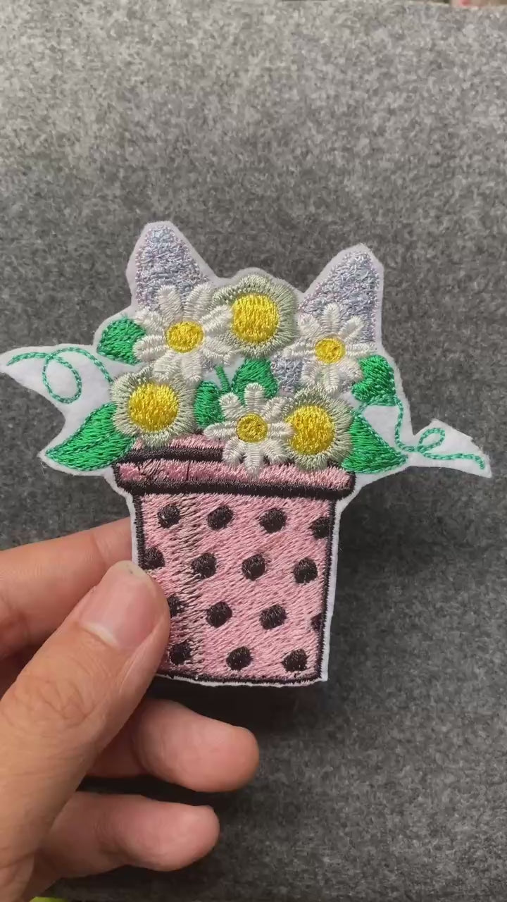 Daisy Flower Pot Patch