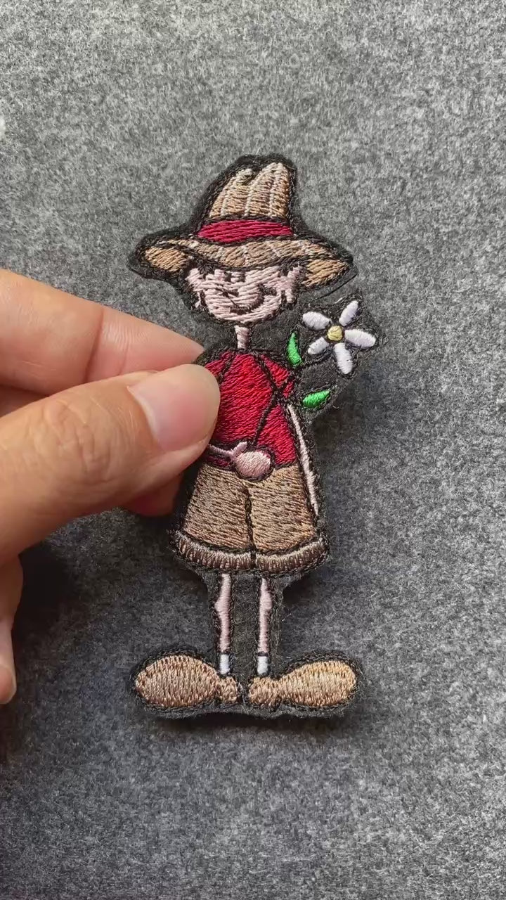 Garden Boy with Flower Patch