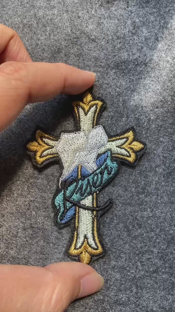 Faith Cross Banner Patch
