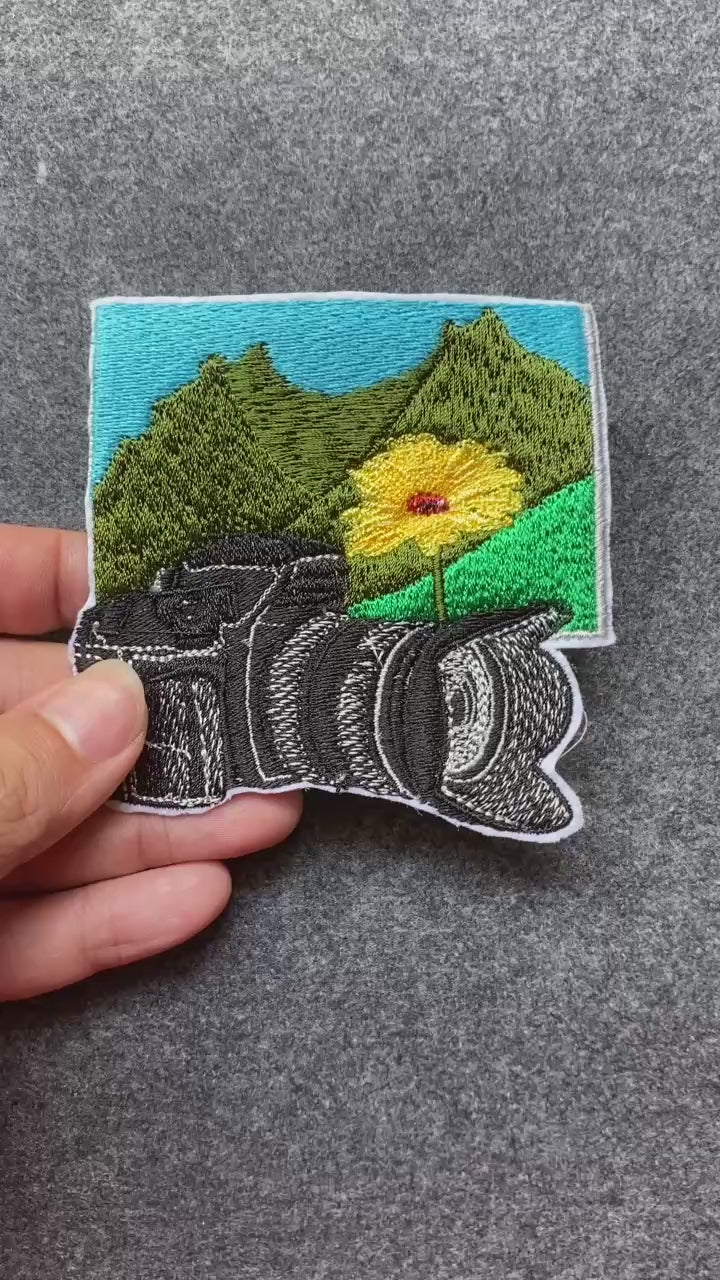Camera with Mountain Flower Patch