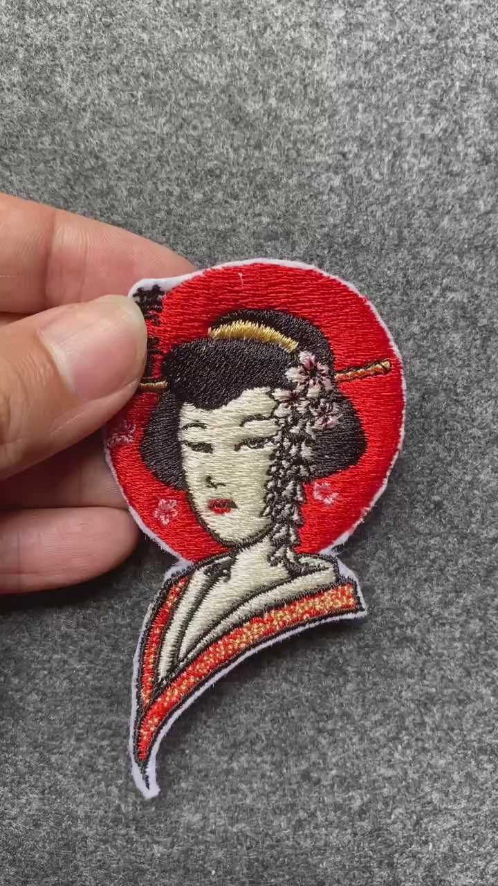 Japanese Geisha Patch