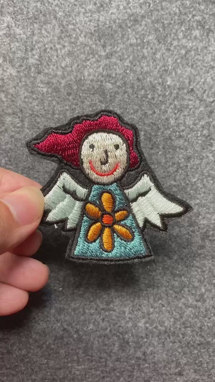 Angel with Flower Patch